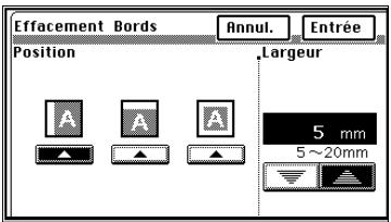 KONICA MINOLTA DI620 - Utilisation d'une fonction Effacement des bords particulière - 3