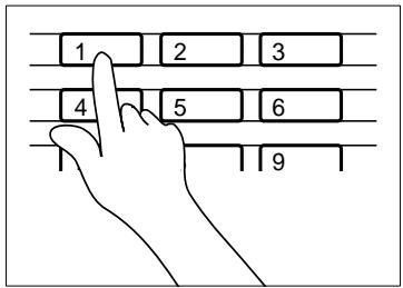 KONICA MINOLTA DI620 - Utilisation du clavier 10 touches - 2
