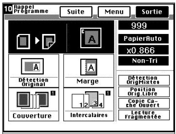 KONICA MINOLTA DI620 - Rappel d'un programme de la mémoire - 3