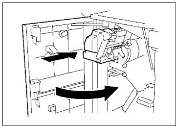 KONICA MINOLTA DI620 - Remplacer la cartouche d'agrafes - 8