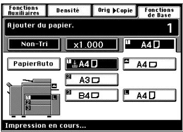 KONICA MINOLTA DI620 - Afficheur des messages - 1