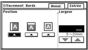 KONICA MINOLTA DI620 - Utilisation d'une fonction Effacement des bords particulière - 2