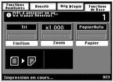 KONICA MINOLTA DI620 - Réservation d'un travail - 2