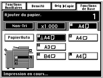 KONICA MINOLTA DI620 - "Le magasin sélectionné n'a plus de papier" - 1