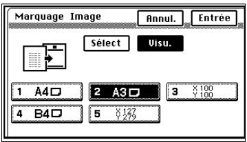 KONICA MINOLTA DI620 - Visualisation de l'image pré-programmée - 2