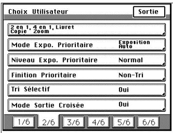 KONICA MINOLTA DI620 - Programmations Choix Utilisateur - 3