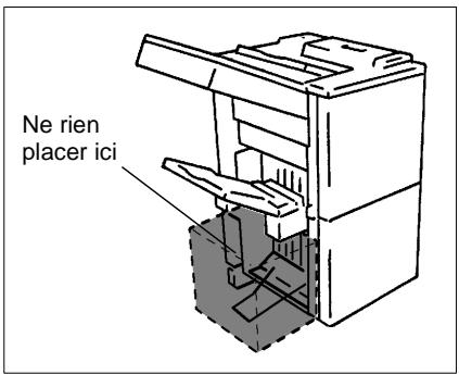 KONICA MINOLTA DI620 - Précautions à prendre lors de l'utilisation d'un Module de finition - 1