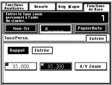 KONICA MINOLTA DI620 - Rappel d'un taux mémorisé - 2