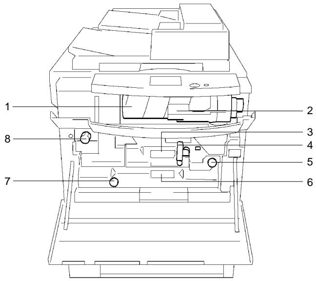 KONICA MINOLTA DI620 - Vue interne du copieur - 1
