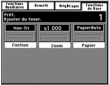KONICA MINOLTA DI620 - Lorsque le message "Rajouter du toner" apparaît - 1