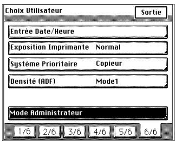 KONICA MINOLTA DI620 - Effacement compteur pour chaque département - 5