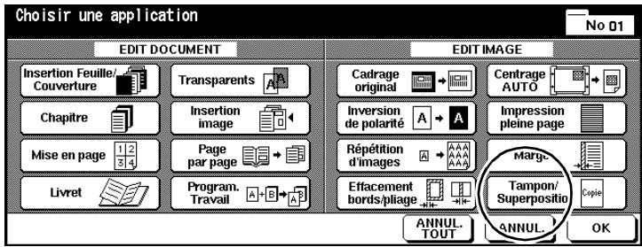 KONICA MINOLTA DI650 - Façon de procéder : mémoire fond de page (appeler image) - 1