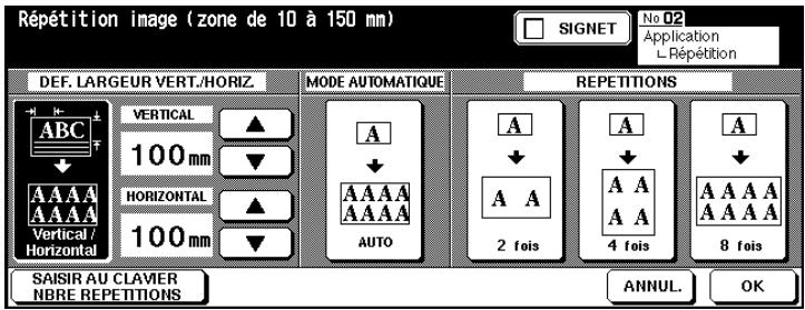 KONICA MINOLTA DI650 - Façon de procédé : Utiliser la répétition d'images - 2