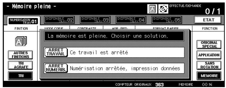 KONICA MINOLTA DI650 - Quand la mémoire "déborde" - 1