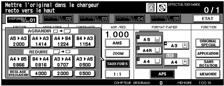 KONICA MINOLTA DI650 - Appuyez sur la touche [RE]. - 1