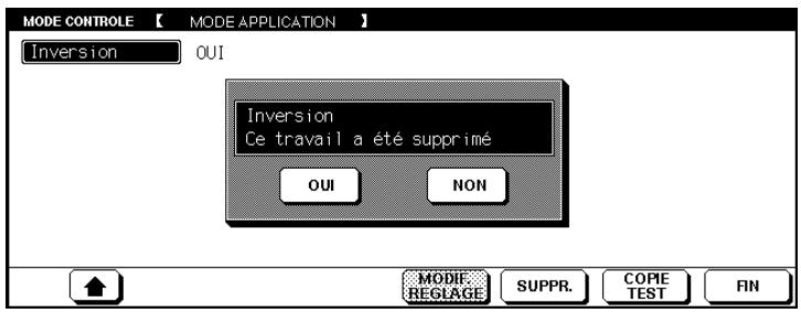 KONICA MINOLTA DI650 - Validator les réglages - 1