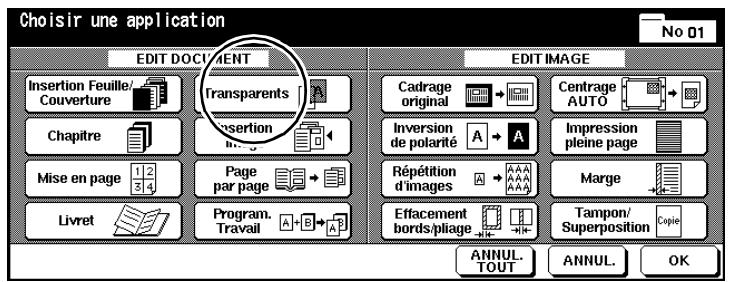 KONICA MINOLTA DI650 - Façon de procéder : confectionner un intercalaire transparent - 1