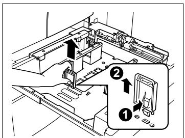 KONICA MINOLTA DI650 - unquiemen en cas de modification du format de papier - 1