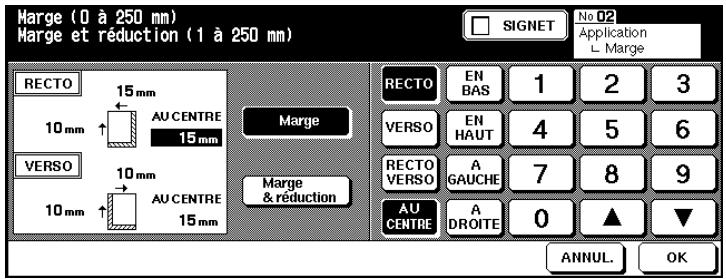 KONICA MINOLTA DI650 - Facon de proceder: Creer une marge - 2