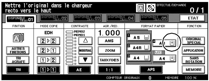 KONICA MINOLTA DI650 - Remplissage des bacs d'alimentation de papier - 1
