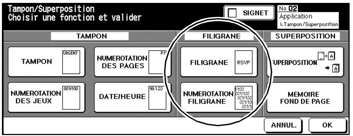 KONICA MINOLTA DI650 - Facon de procesder : Utiliser filigrane - 2