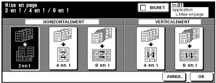 KONICA MINOLTA DI650 - Facon de proceder: Creer mise en page - 2