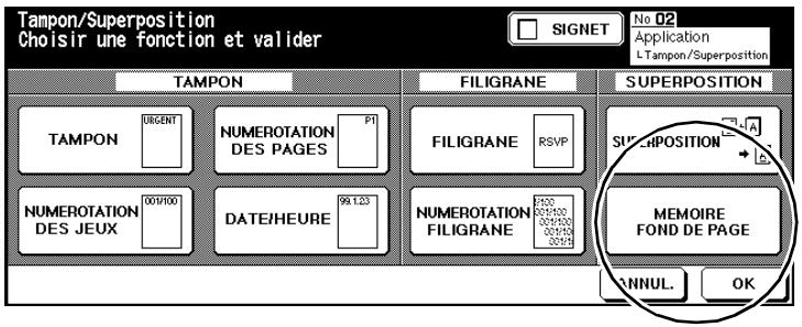 KONICA MINOLTA DI650 - Façon de procéder : Mémoire fond de page (enregistrer image) - 2