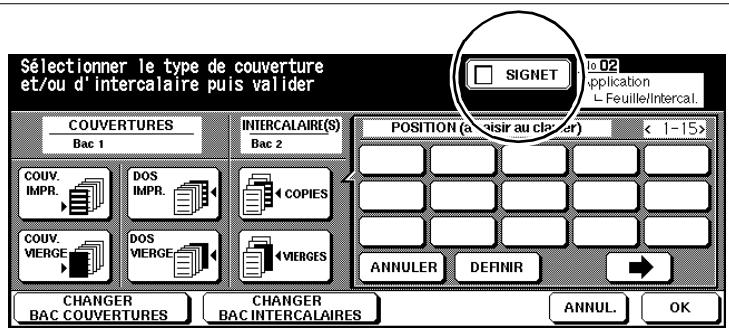 KONICA MINOLTA DI650 - Utilisation de la fonction Signet - 1