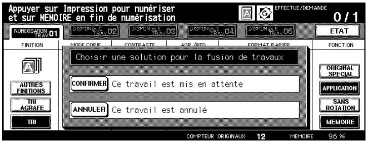 KONICA MINOLTA DI650 - Façon de procéder : Programmer un travail - 2
