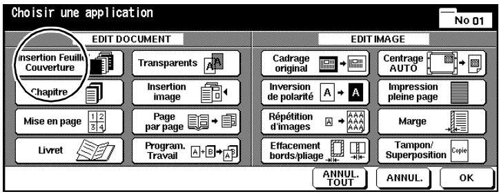 KONICA MINOLTA DI650 - Ajouter des intercalaires et des couvertures - 1