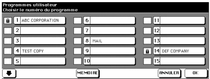KONICA MINOLTA DI750 - Sauvegarder les réglages de travail de copie - 2
