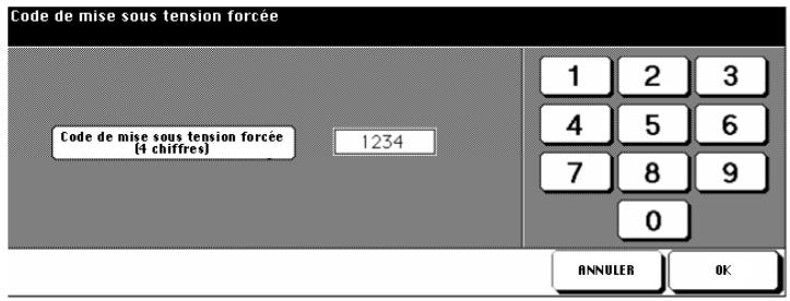 KONICA MINOLTA DI750 - Code mise sous tension forcée - 1