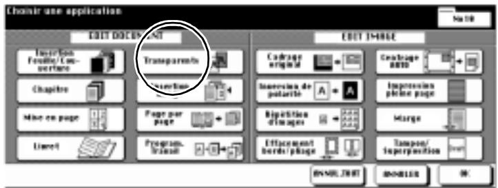 KONICA MINOLTA DI750 - Façon de procéder : confectionner un intercalaire transparent - 1