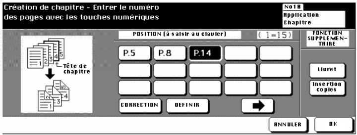 KONICA MINOLTA DI750 - Façon de procéder : création de chapitre - 2