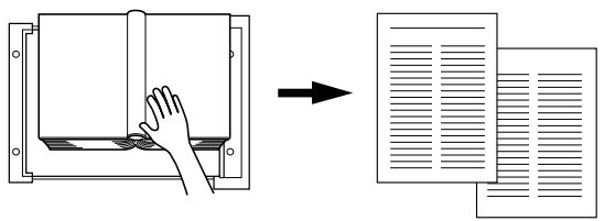 KONICA MINOLTA DI750 - Faire une copie de livre (page par page) - 1