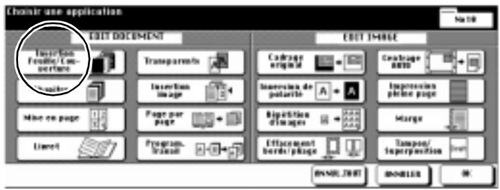 KONICA MINOLTA DI750 - Ajouter des intercalaires et des couvertures - 1