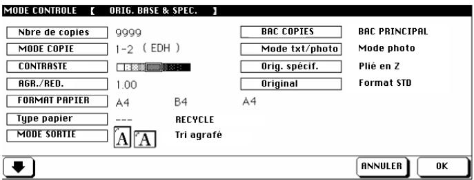 KONICA MINOLTA DI750 - Appuyez sur la touche [MÉMOIRE]. - 1