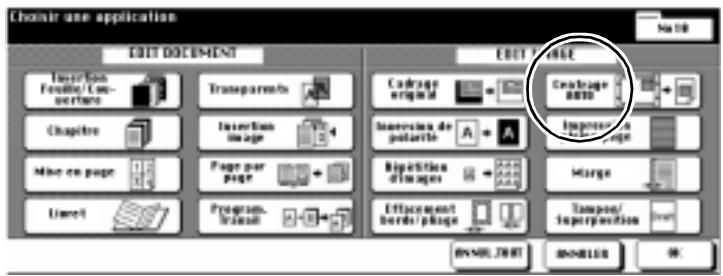 KONICA MINOLTA DI750 - Façon de procéder : utiliser le centrage auto - 1