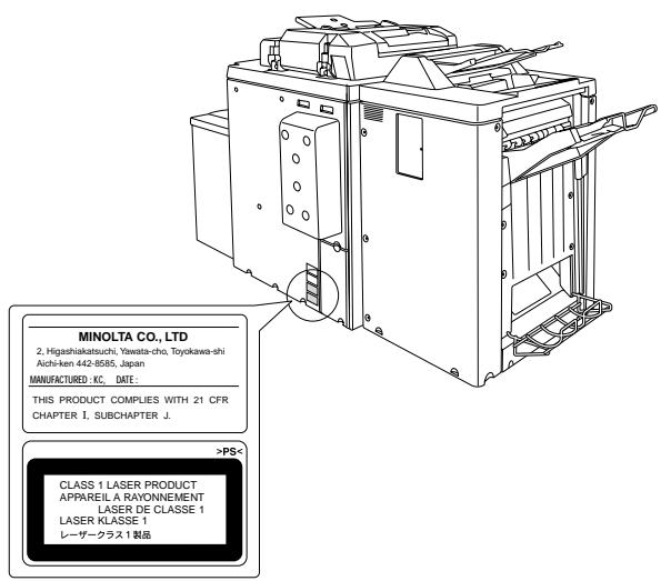 KONICA MINOLTA DI750 - Rayonnement laser interne - 2