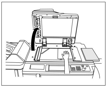 KONICA MINOLTA DI750 - Mémoriser les originaux (via la vitre d'exposition) - 1