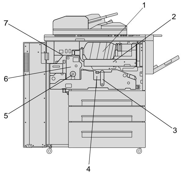 KONICA MINOLTA DI750 - Vue intérieure de l'appareil - 1