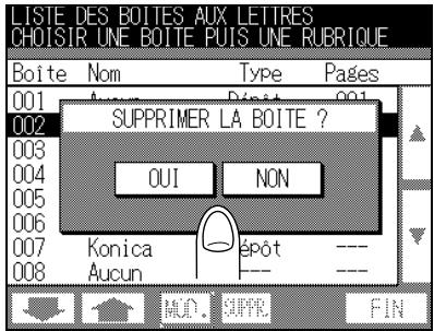 KONICA MINOLTA FK-102 - Appuyez sur OUI. - 1