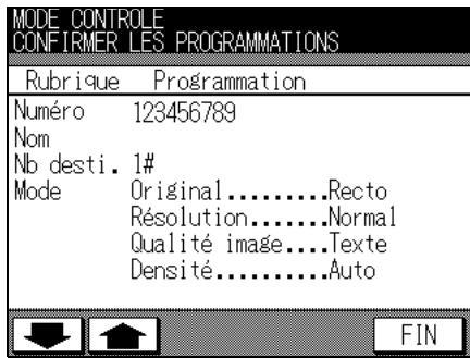 KONICA MINOLTA FK-102 - Confirmation des paramètres et des résultats des communications - 2