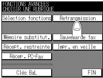 KONICA MINOLTA FK-102 - Configuration du transfert des télécopies (Retrans.) - 2
