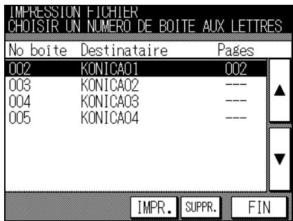 KONICA MINOLTA FK-102 - Impression du document reçu dans une boîte aux lettres - 2