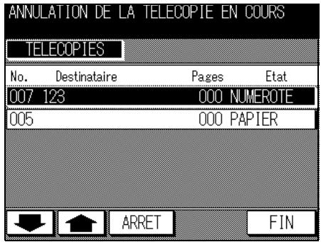 KONICA MINOLTA FK-102 - Annulation d'une communication en cours - 1