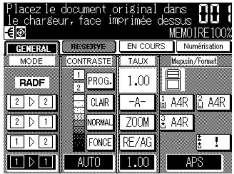 KONICA MINOLTA FK-102 - Écran de base du copieur - 1