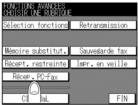 KONICA MINOLTA FK-102 - Appuyez sur Récep. PC-Fax. - 1