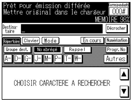 KONICA MINOLTA FK-102 - Utilisation du Répertоire - 2