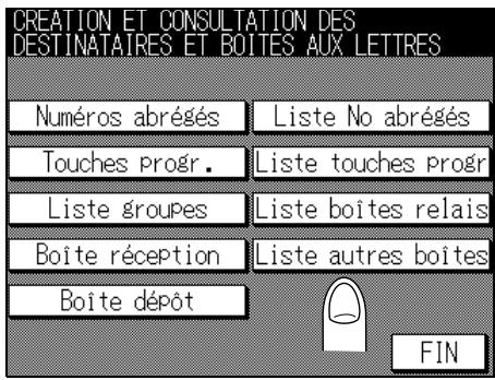 KONICA MINOLTA FK-102 - Modification de boîtes aux lettres de dépôt/relève - 1